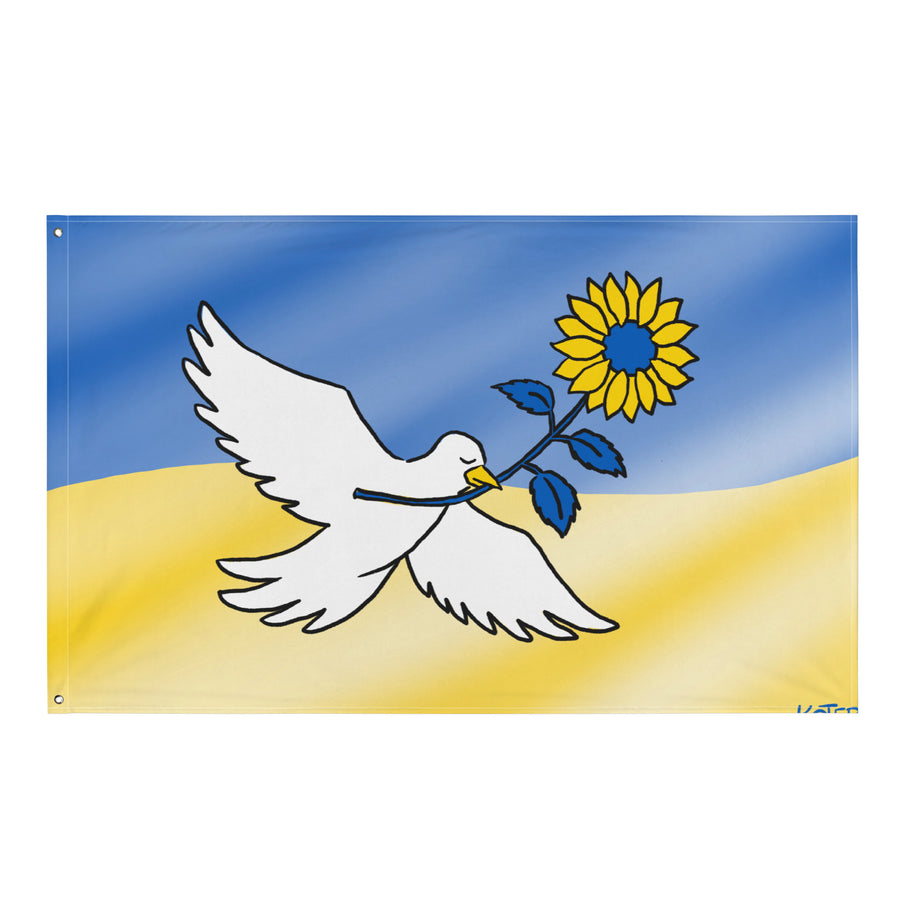 Peace For Ukraine - Flag