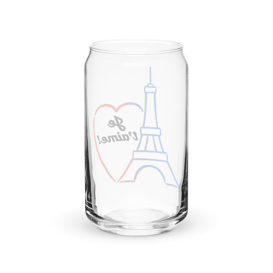 Eiffel in Love with Paris - Can-Shaped Glass