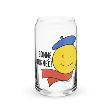 Bonne Journée! - Can-Shaped Glass