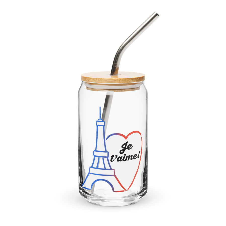 Eiffel in Love with Paris - Can-Shaped Glass