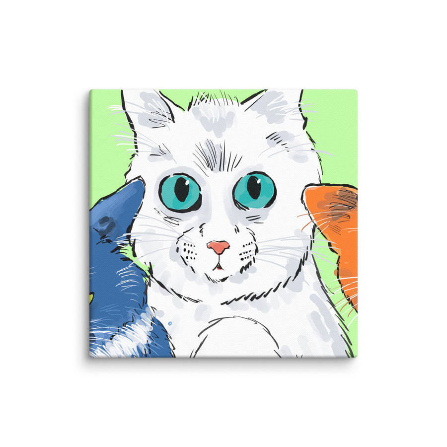 Funny Cats Landscape - Canvas