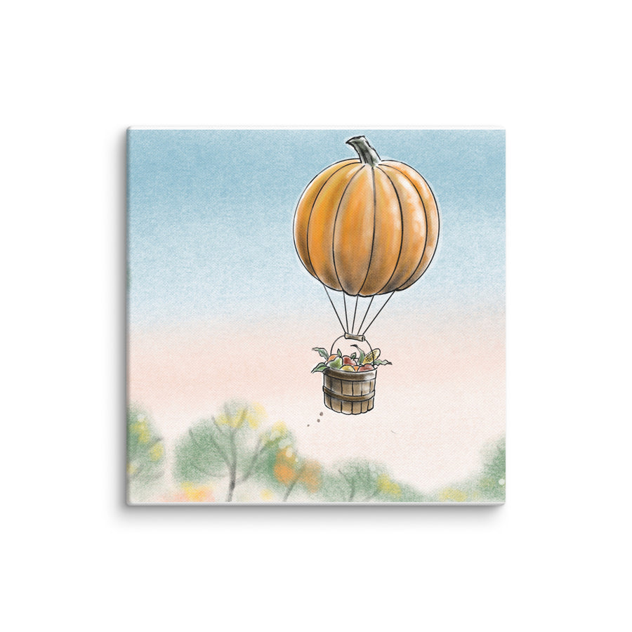 Pumkin Balloon - Canvas