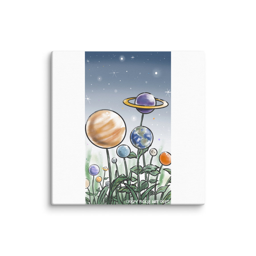 Plants And Planets - Canvas