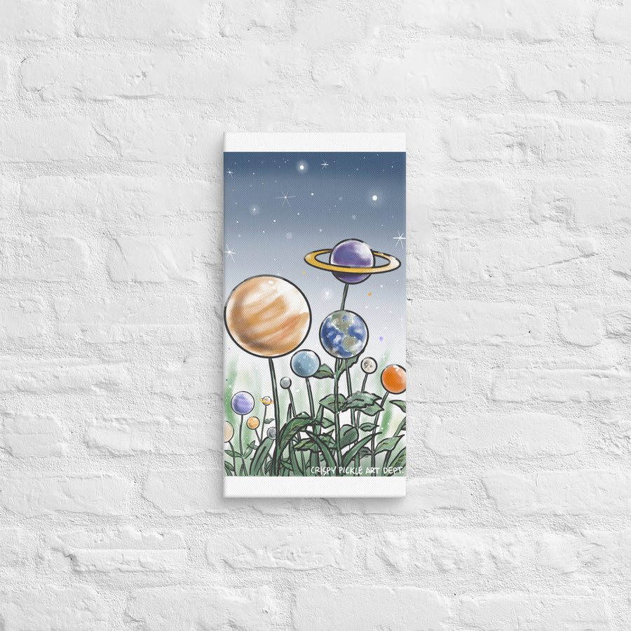 Plants And Planets - Canvas