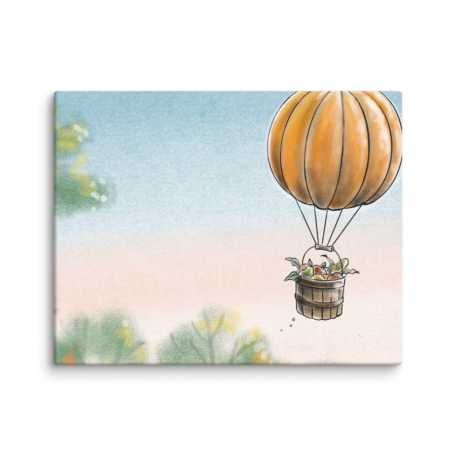 Pumkin Balloon - Canvas