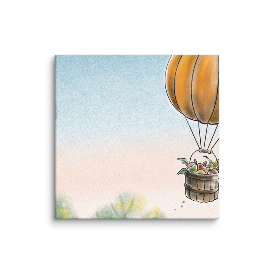 Pumkin Balloon - Canvas