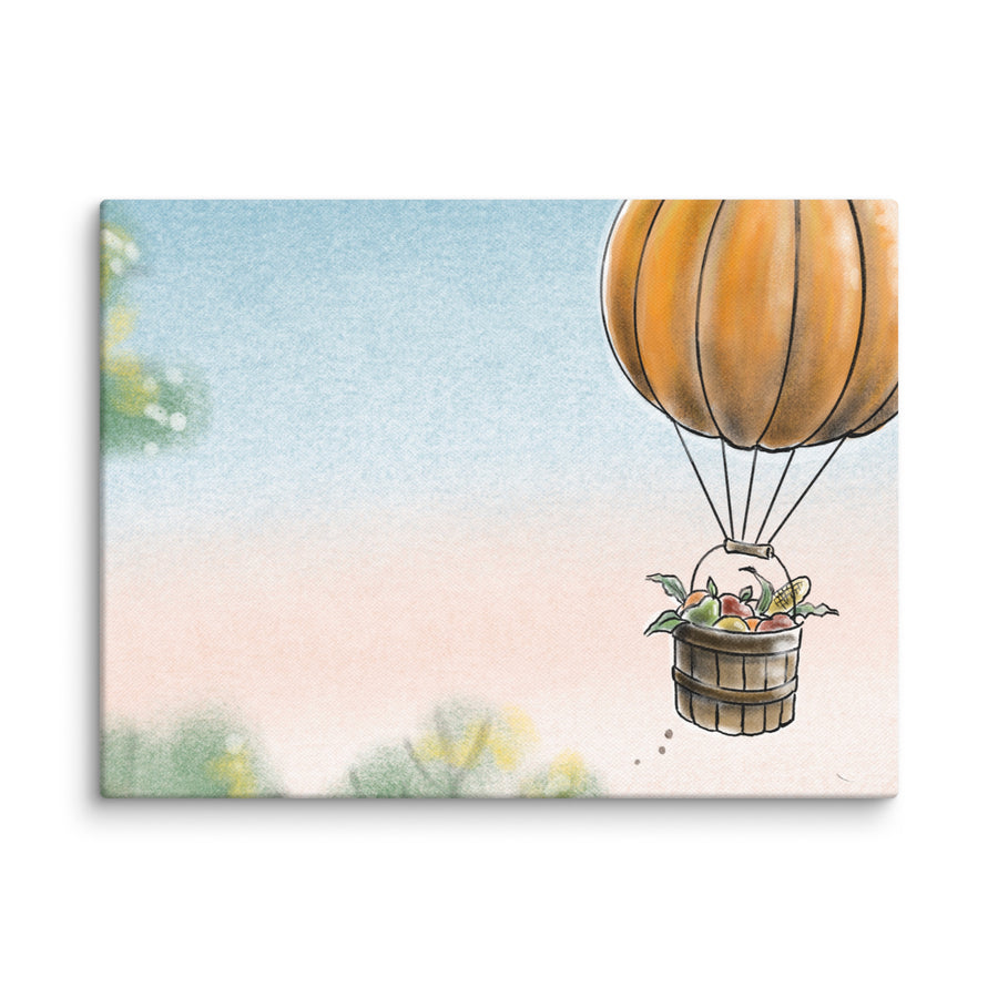 Pumkin Balloon - Canvas