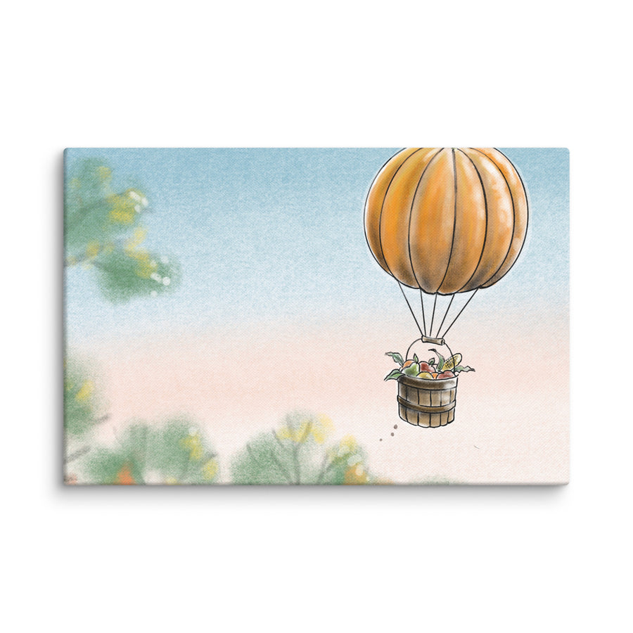 Pumkin Balloon - Canvas