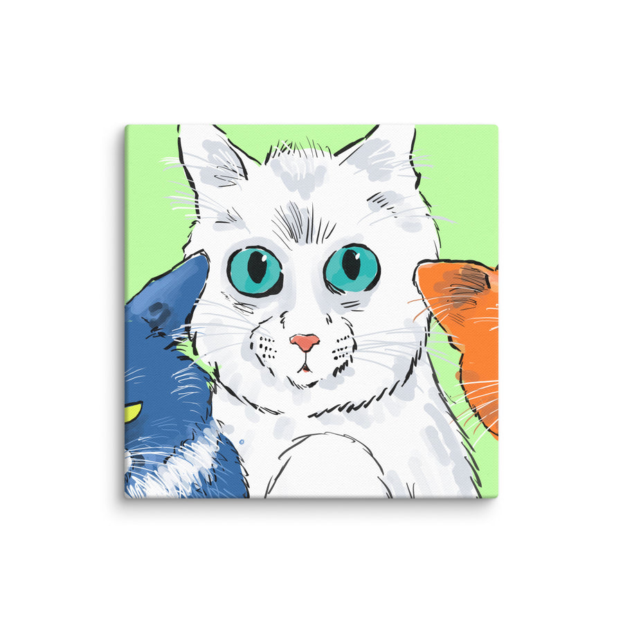 Funny Cats Landscape - Canvas