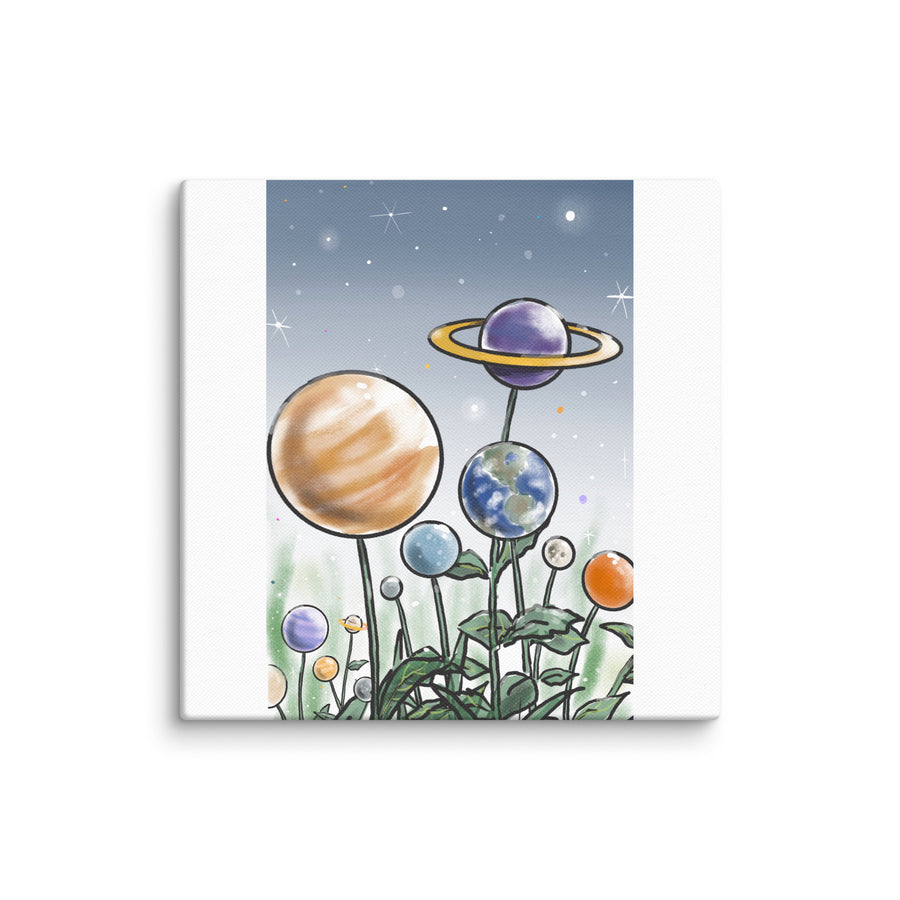 Plants And Planets - Canvas