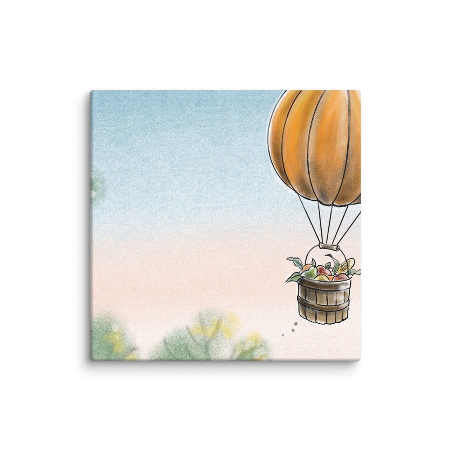 Pumkin Balloon - Canvas