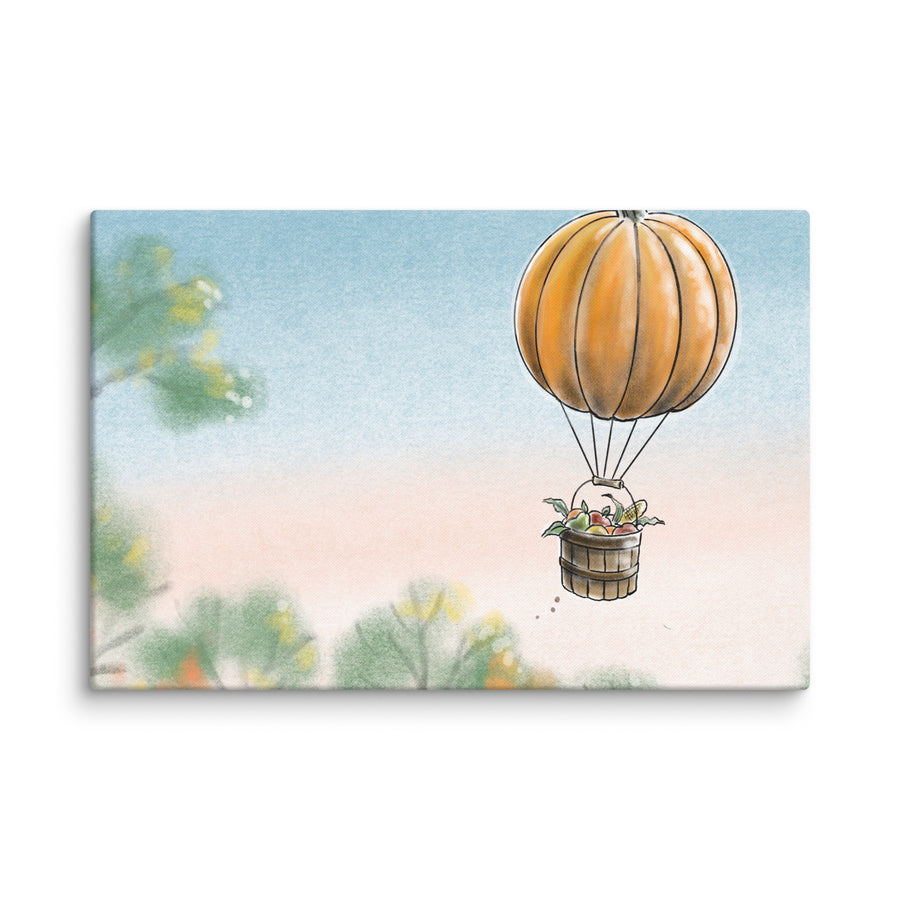 Pumkin Balloon - Canvas