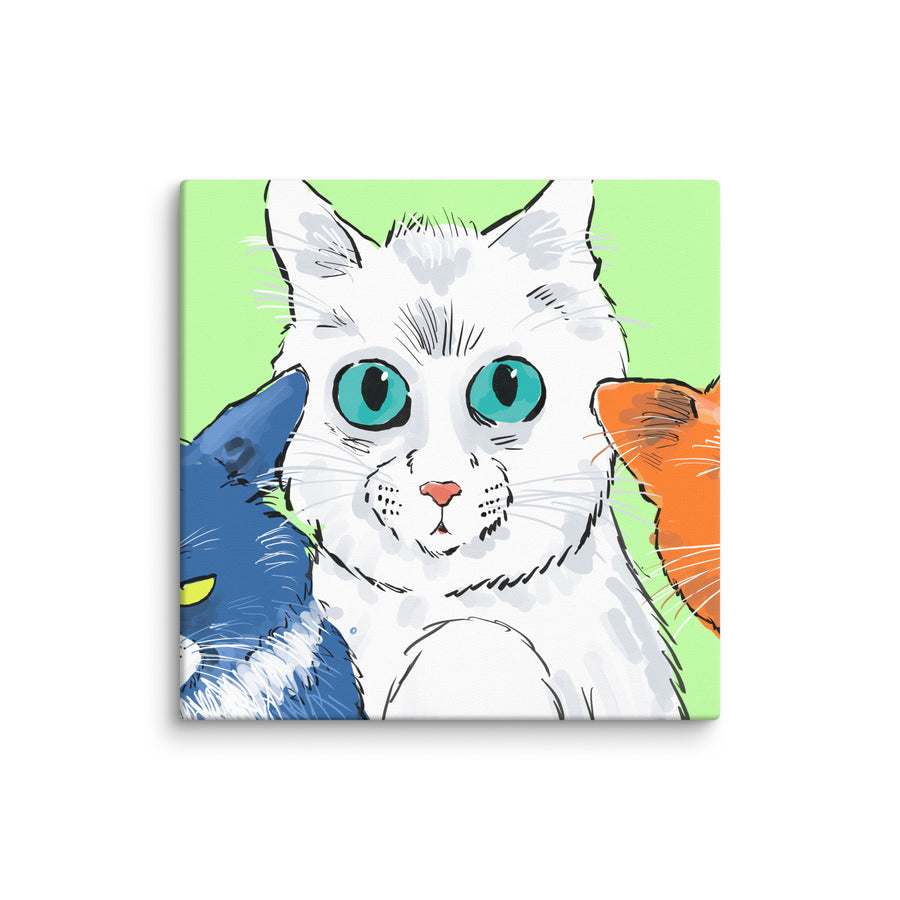 Funny Cats Landscape - Canvas