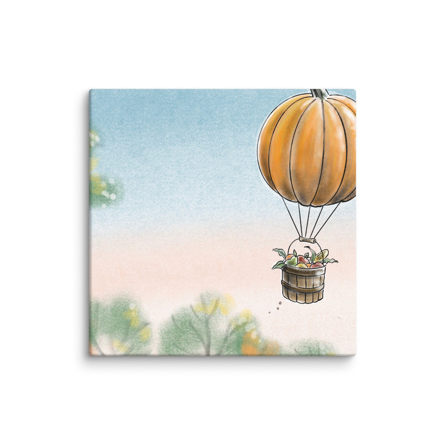 Pumkin Balloon - Canvas