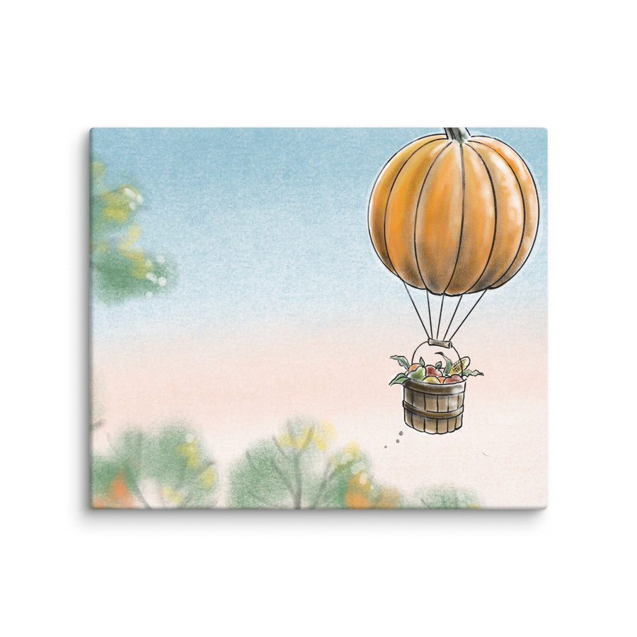 Pumkin Balloon - Canvas