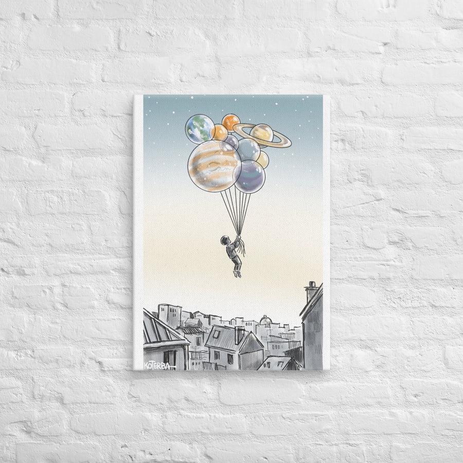 Balloon Planets - Canvas