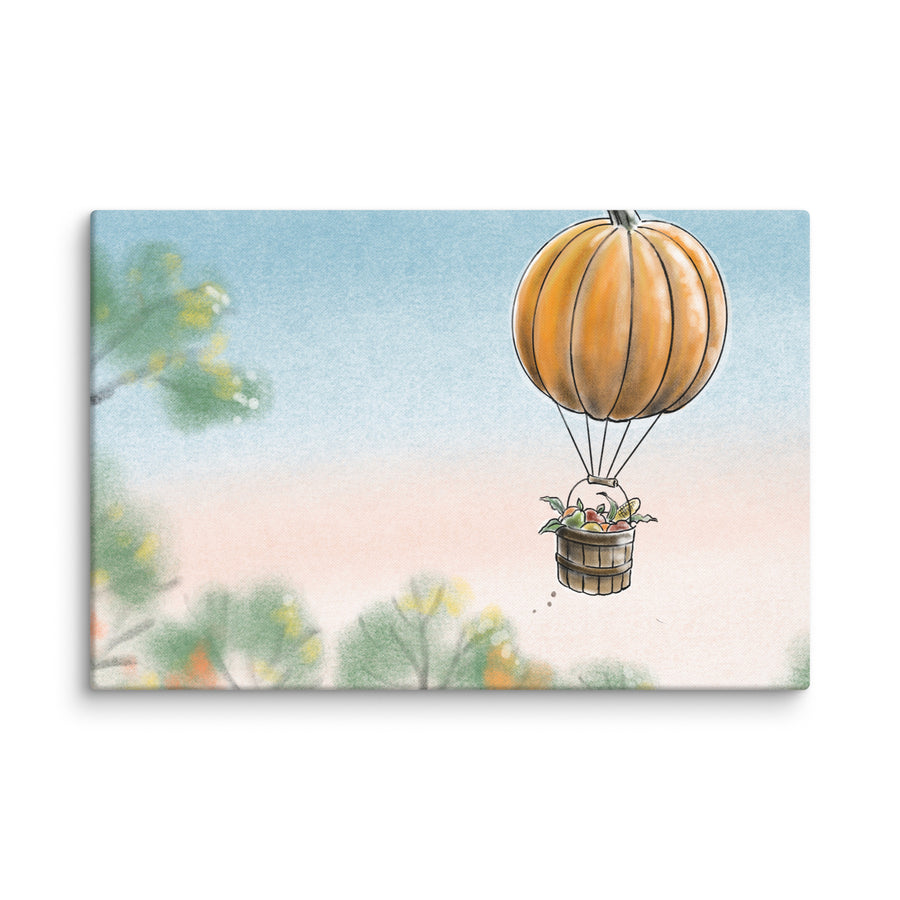 Pumkin Balloon - Canvas