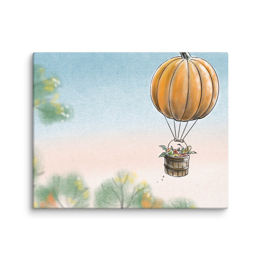 Pumkin Balloon - Canvas