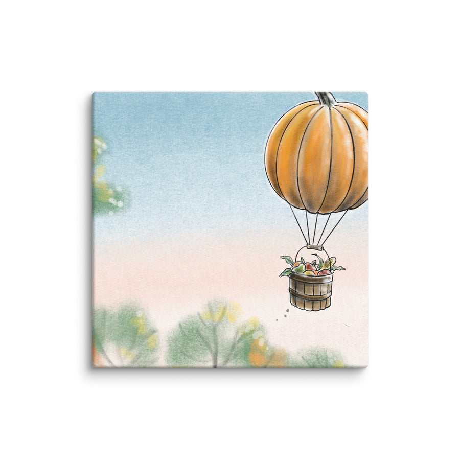 Pumkin Balloon - Canvas