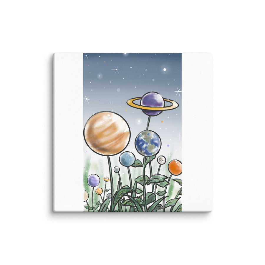 Plants And Planets - Canvas