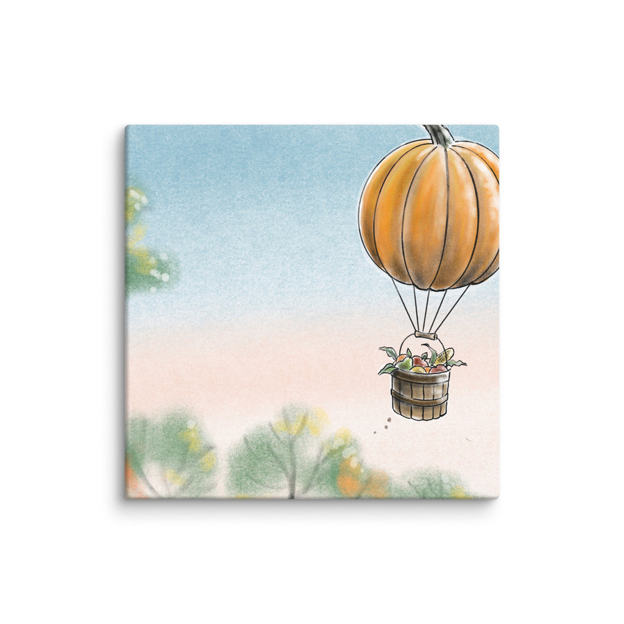 Pumkin Balloon - Canvas