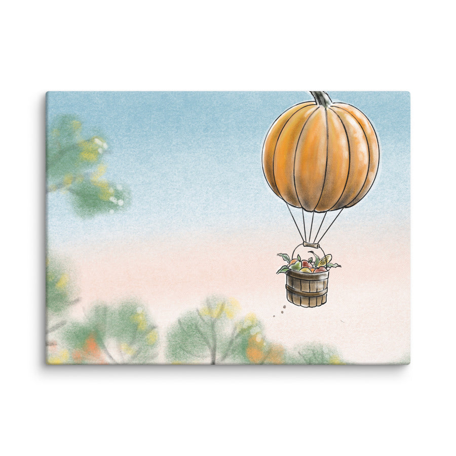 Pumkin Balloon - Canvas