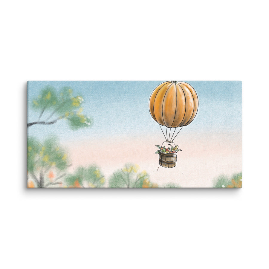 Pumkin Balloon - Canvas