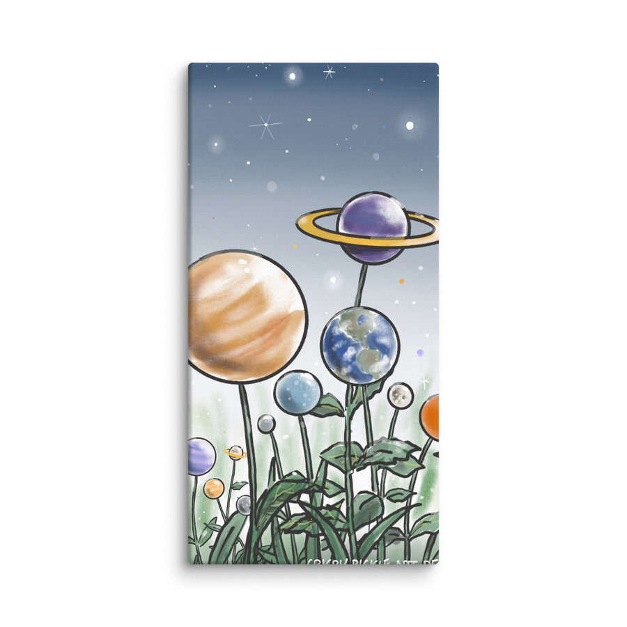 Plants And Planets - Canvas