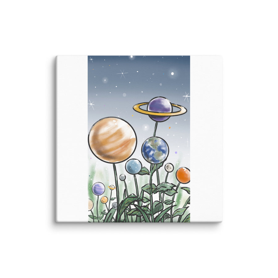 Plants And Planets - Canvas