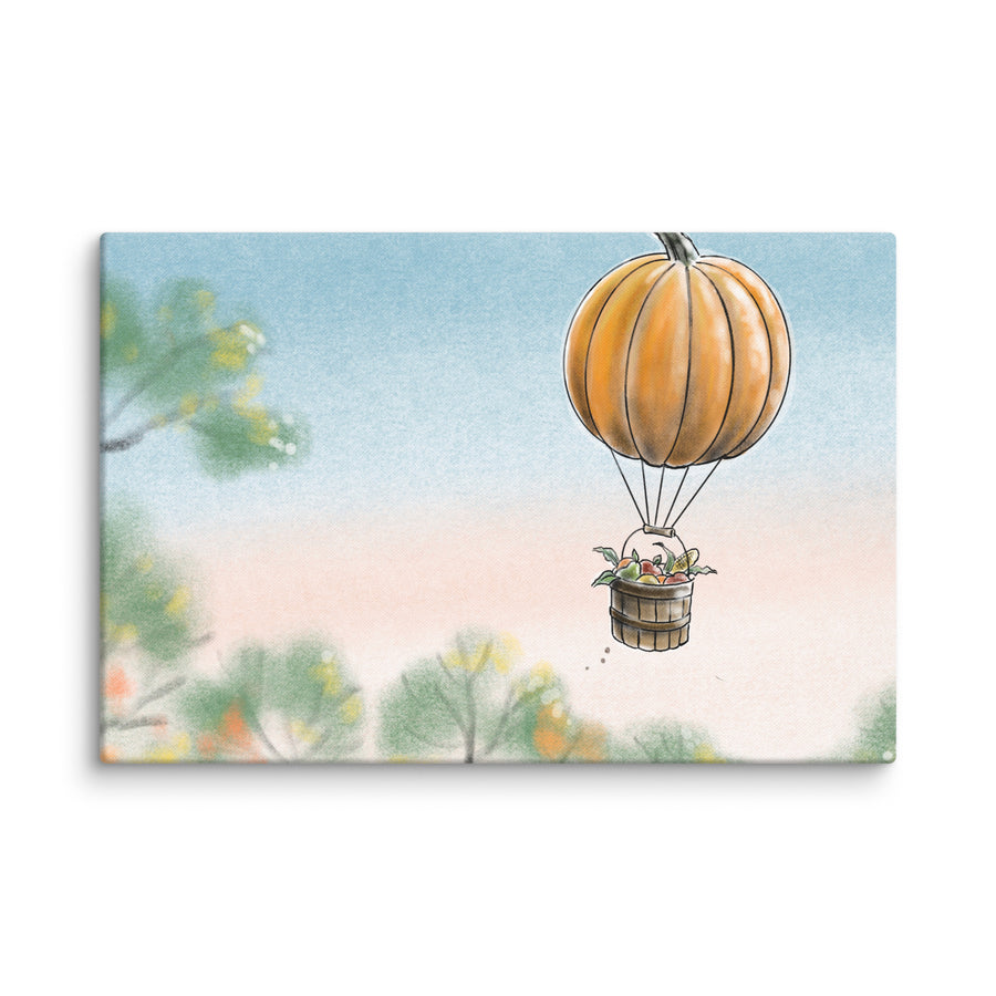 Pumkin Balloon - Canvas