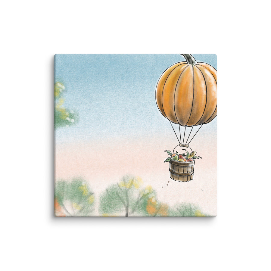 Pumkin Balloon - Canvas