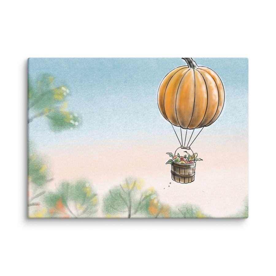 Pumkin Balloon - Canvas