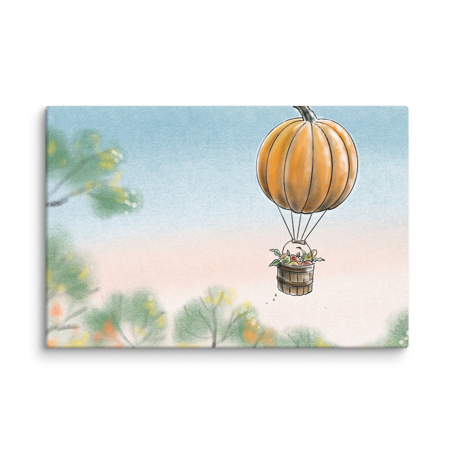 Pumkin Balloon - Canvas