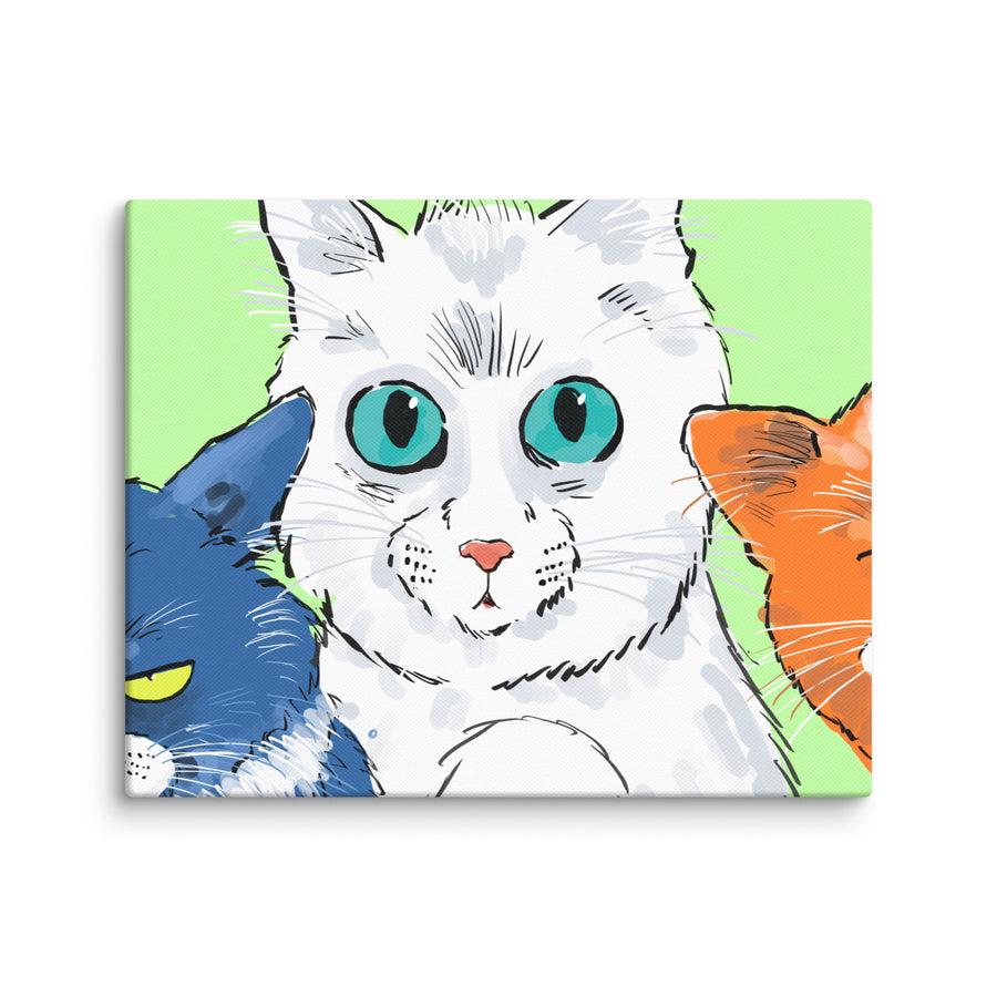 Funny Cats Landscape - Canvas