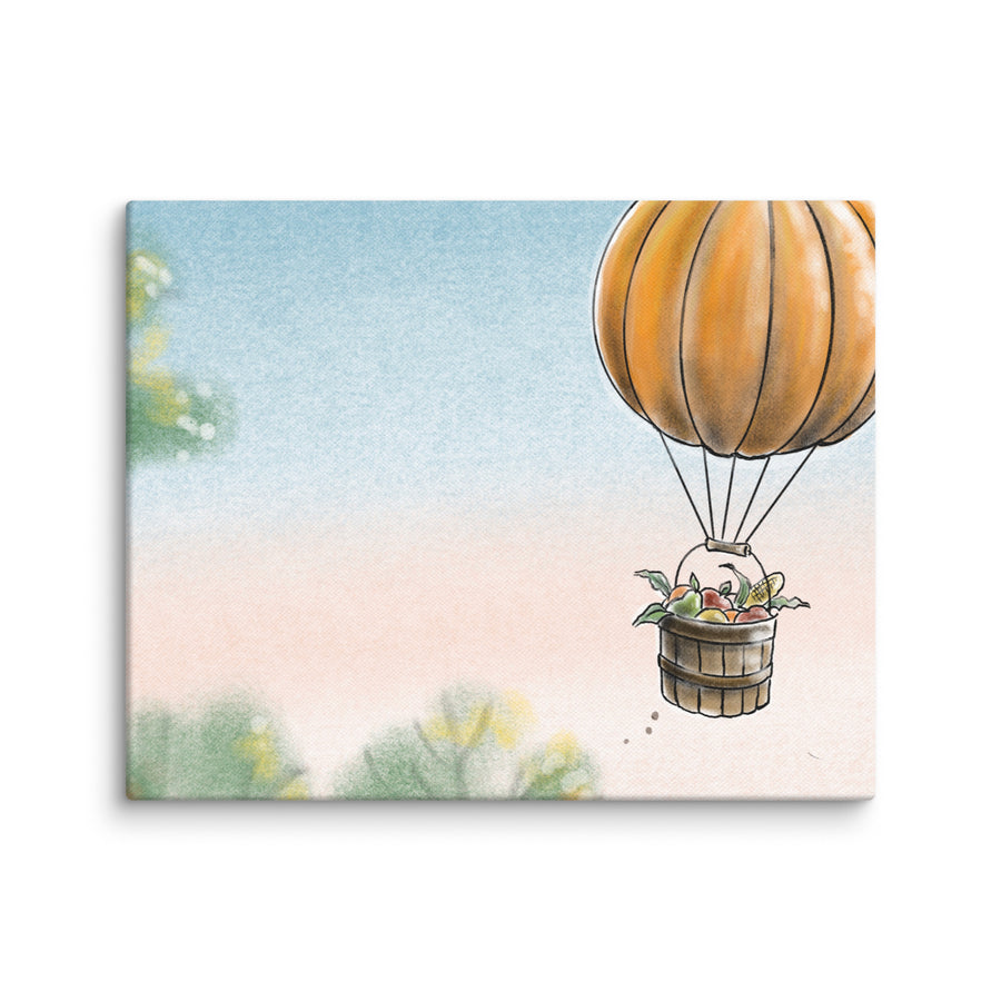 Pumkin Balloon - Canvas