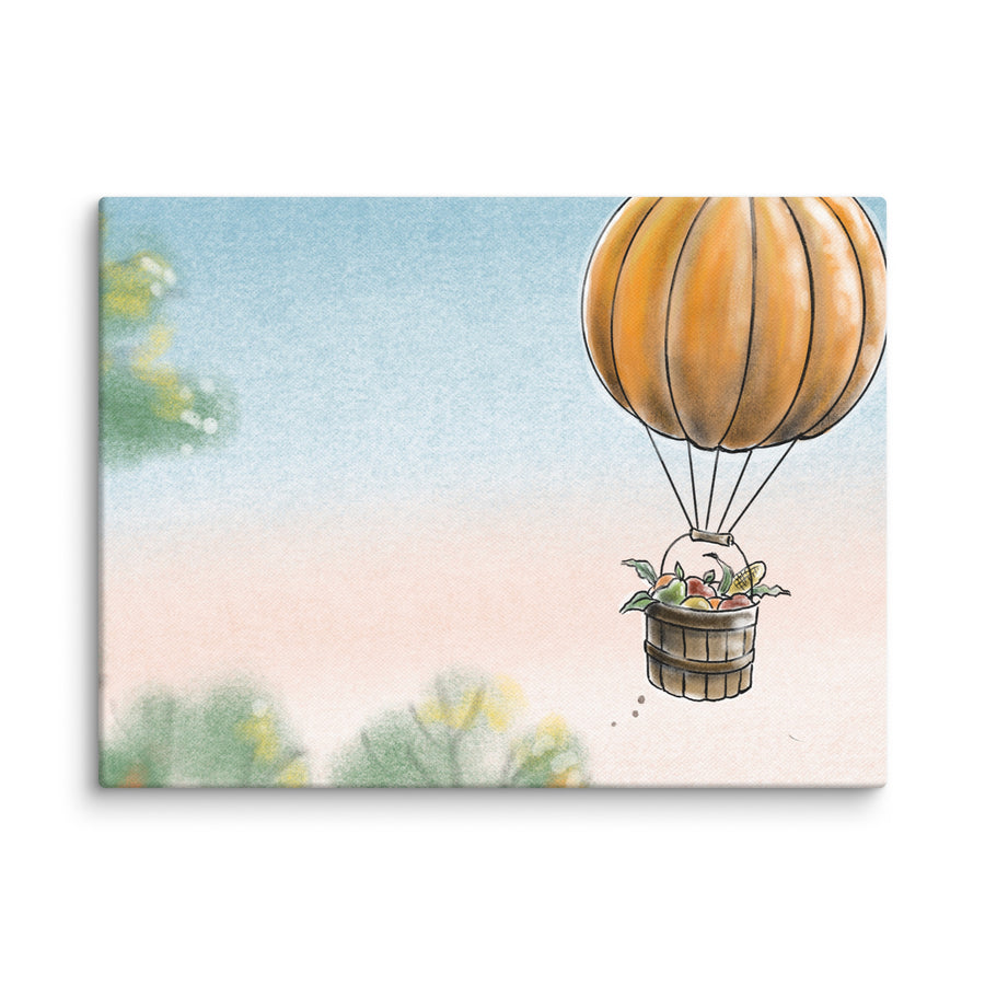 Pumkin Balloon - Canvas