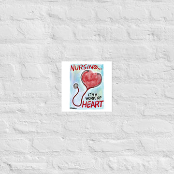 Nursing Heart - Poster