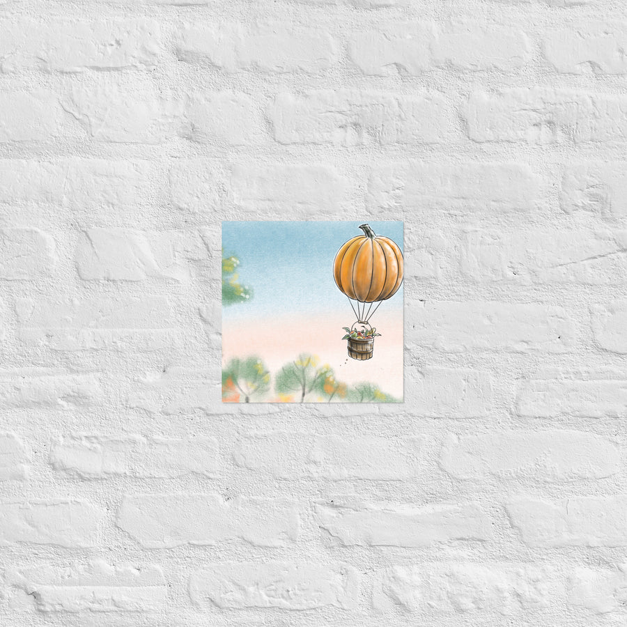 Pumkin Balloon - Poster