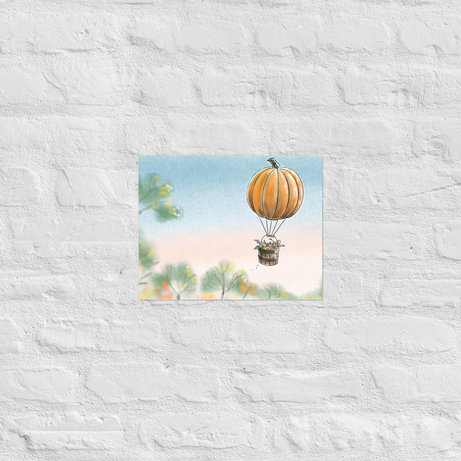 Pumkin Balloon - Poster