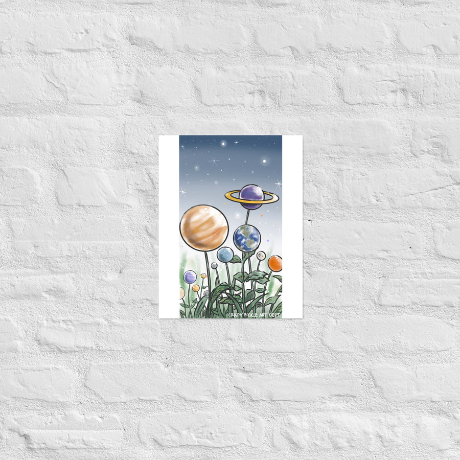 Plants And Planets - Poster