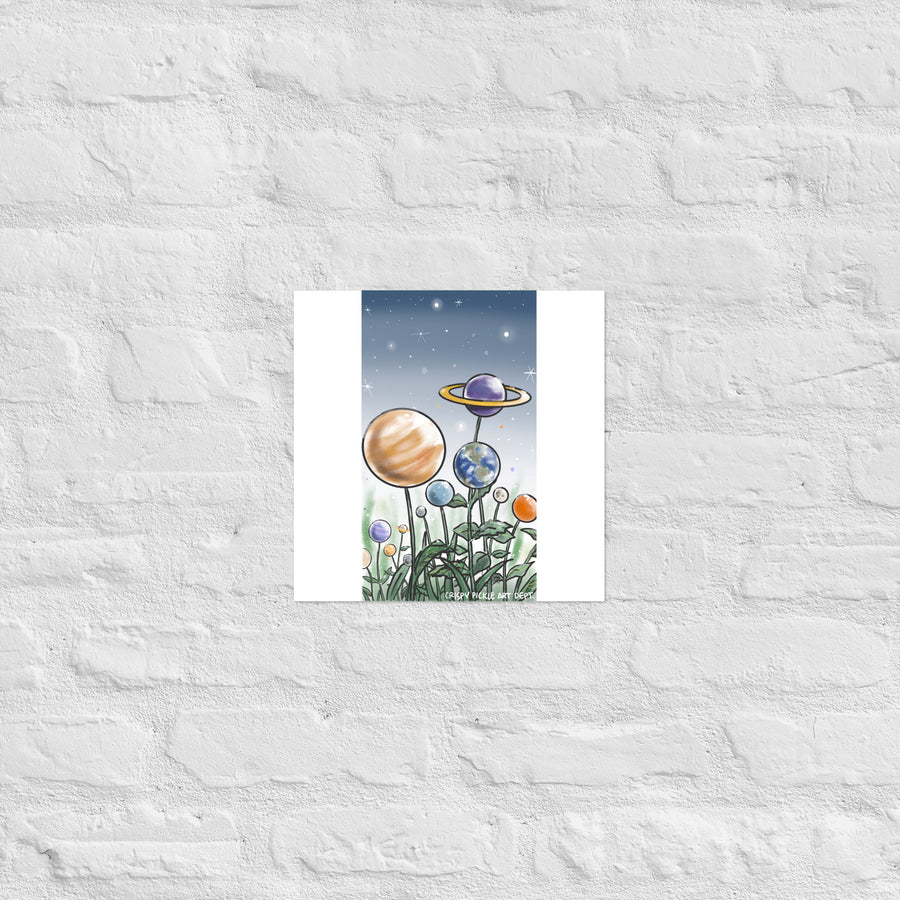 Plants And Planets - Poster