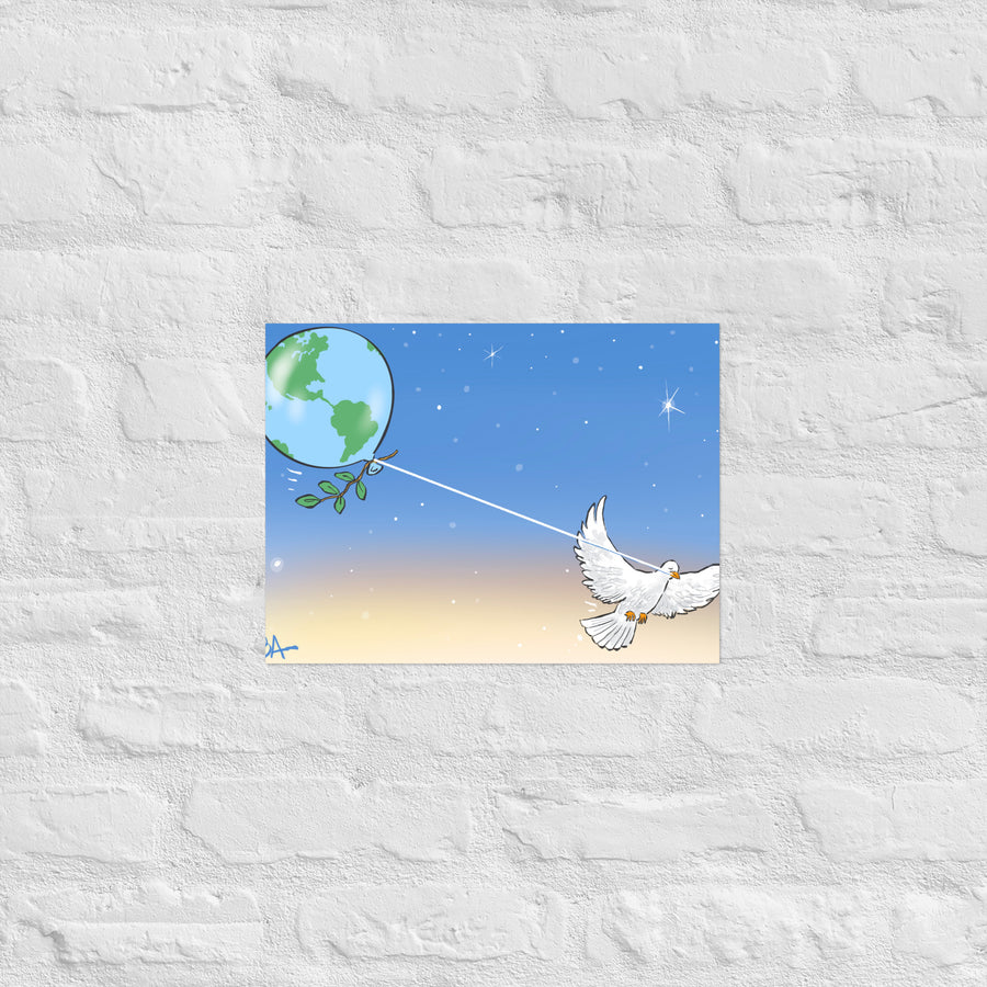 Peaceon Earth Landscape - Poster