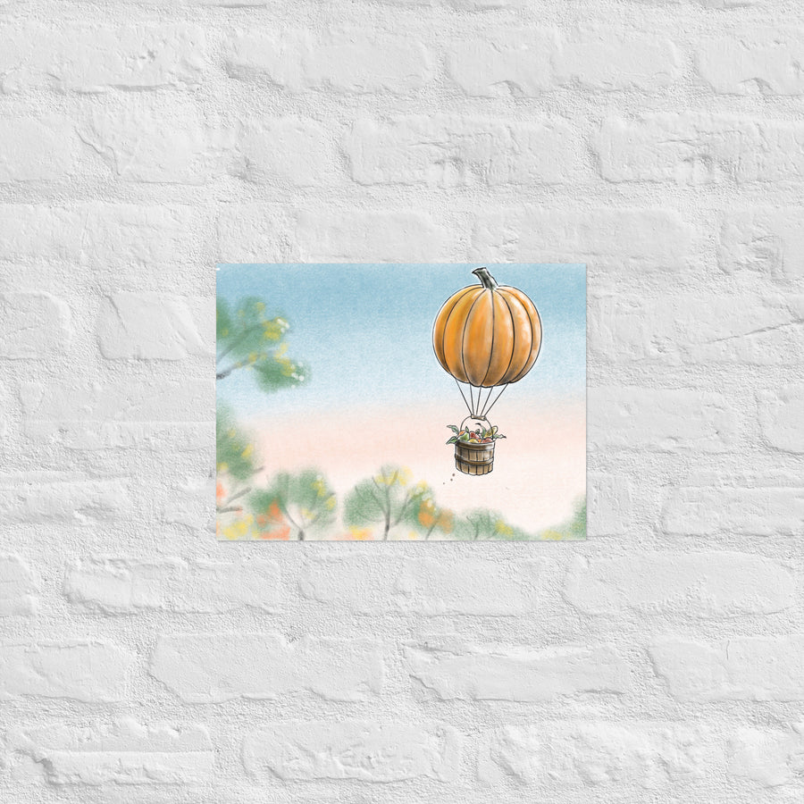 Pumkin Balloon - Poster