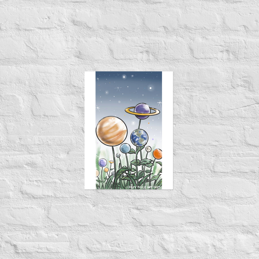 Plants And Planets - Poster