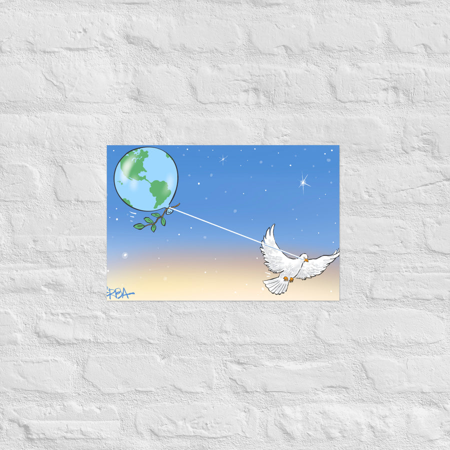 Peaceon Earth Landscape - Poster