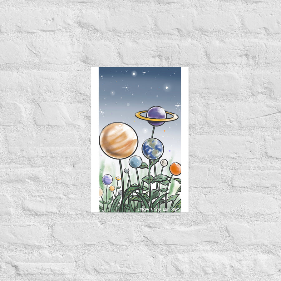 Plants And Planets - Poster