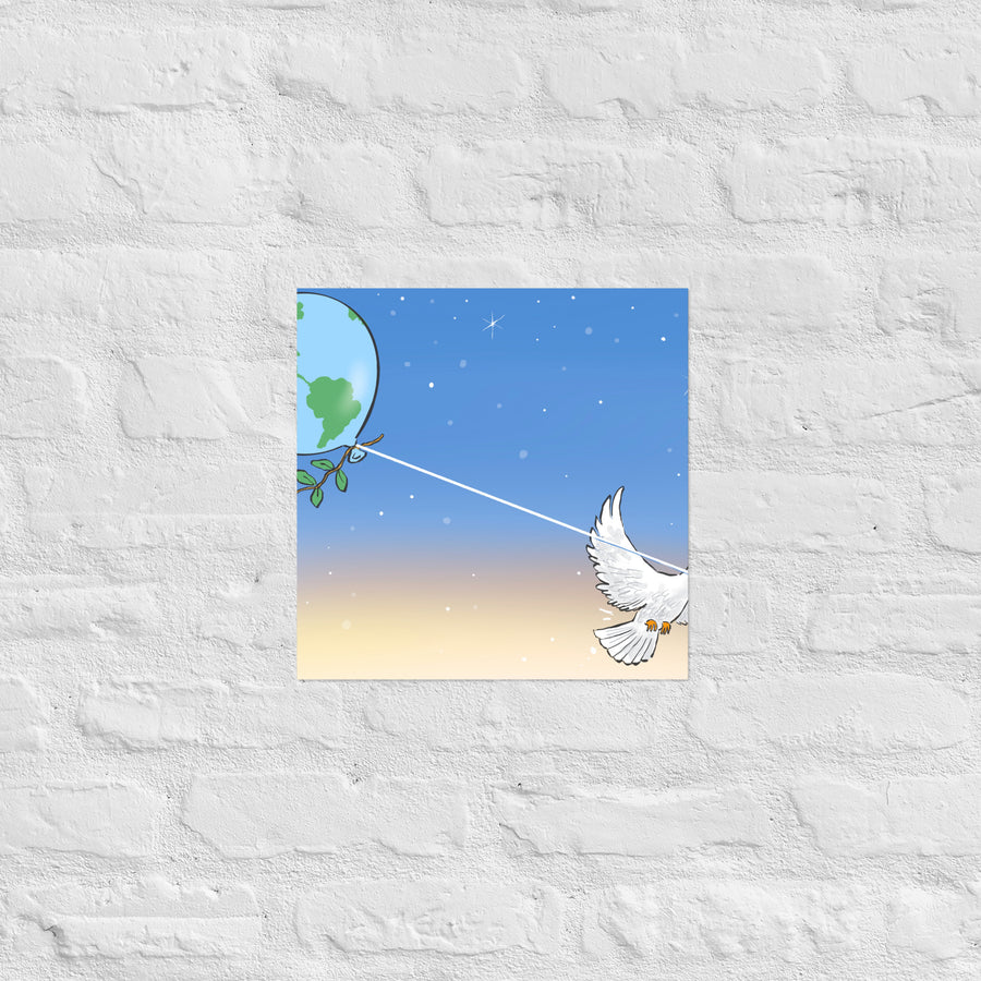 Peaceon Earth Landscape - Poster