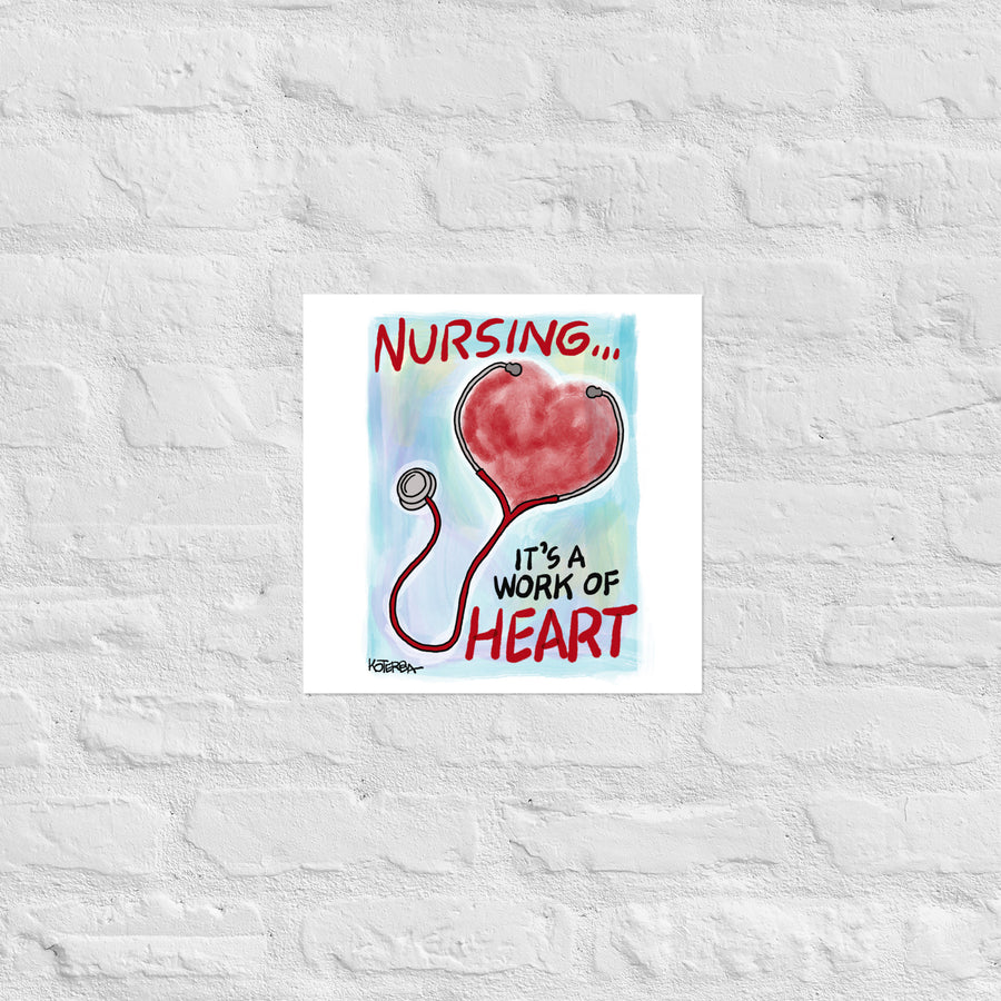 Nursing Heart - Poster