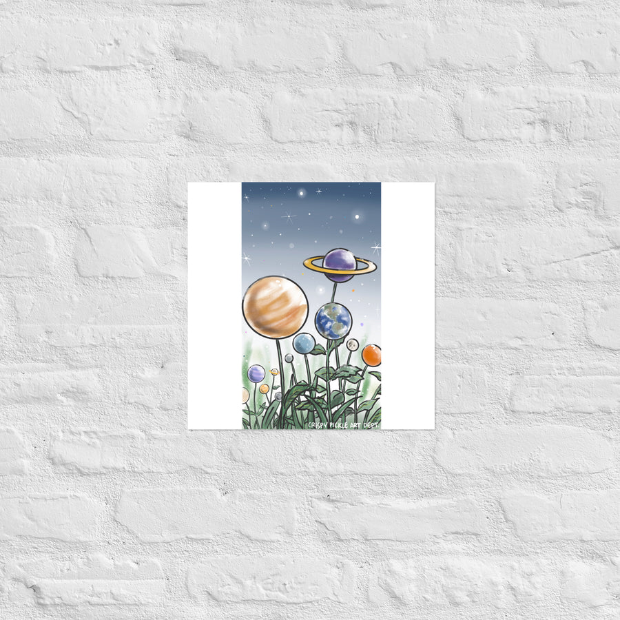 Plants And Planets - Poster