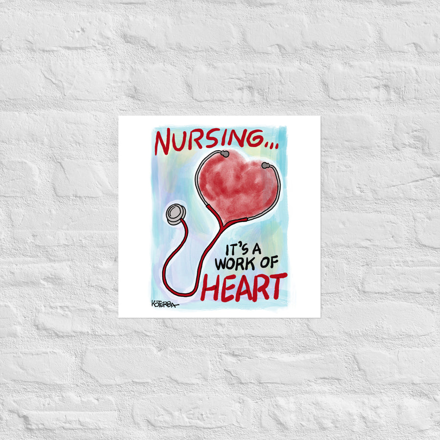 Nursing Heart - Poster